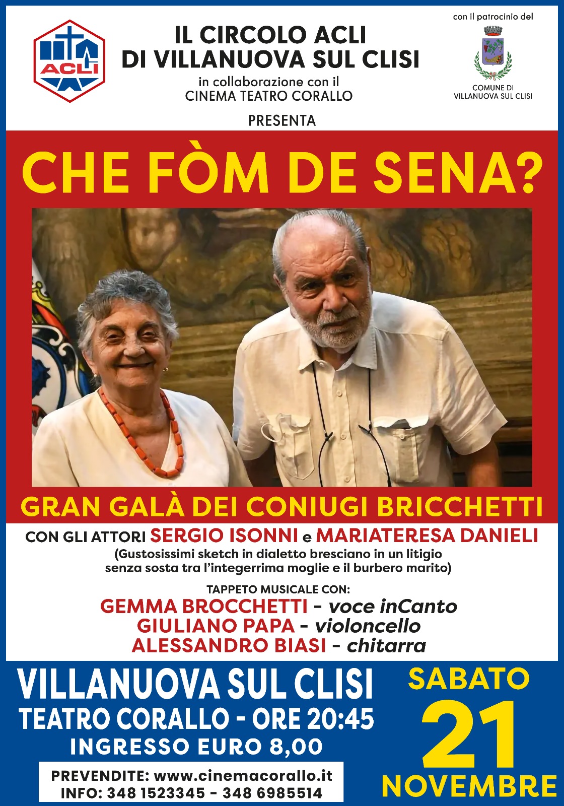 Gran Gala’ dei cogniugi Bricchetti